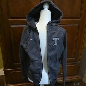 Nike Charcoal Hooded Bomber Jacket